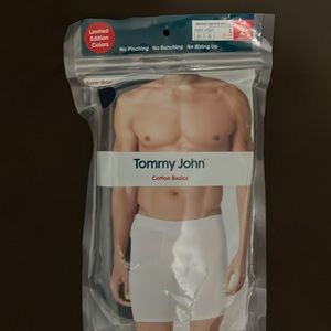 Tommy John men’s boxer briefs.  blue and wine. large size 35 to 38.